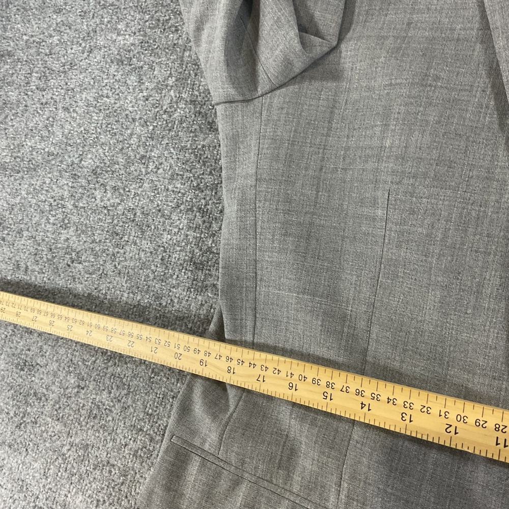 J.Crew Thompson Voyager Sport Coat Blazer 40R 100% Wool Gray Mens Suit Jacket - Picture 13 of 15
